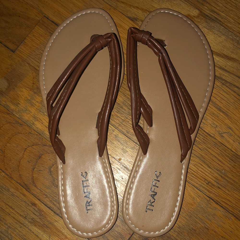 Sandals never worn.
